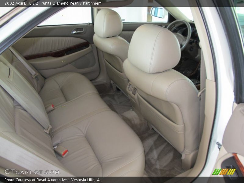 White Diamond Pearl / Parchment 2002 Acura TL 3.2