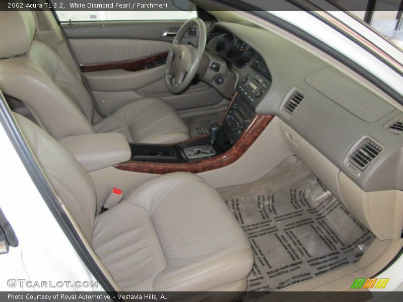 White Diamond Pearl / Parchment 2002 Acura TL 3.2
