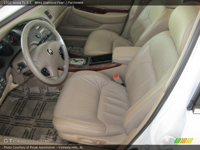 White Diamond Pearl / Parchment 2002 Acura TL 3.2