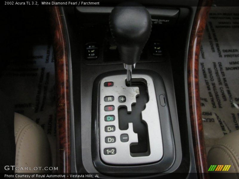 White Diamond Pearl / Parchment 2002 Acura TL 3.2