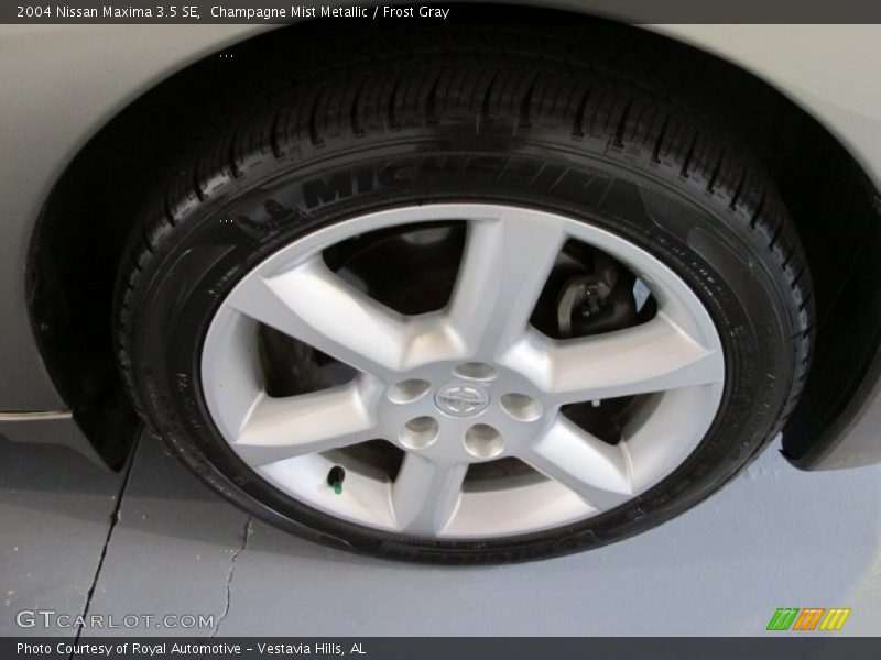 Champagne Mist Metallic / Frost Gray 2004 Nissan Maxima 3.5 SE