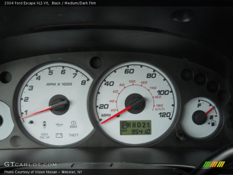 Black / Medium/Dark Flint 2004 Ford Escape XLS V6