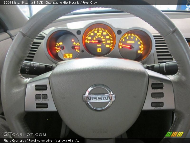 Champagne Mist Metallic / Frost Gray 2004 Nissan Maxima 3.5 SE