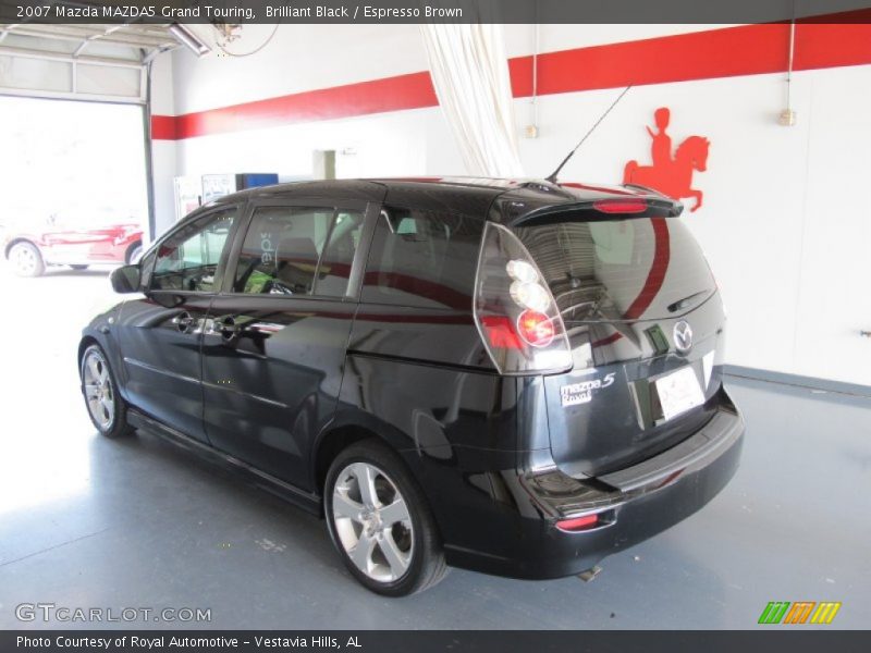 Brilliant Black / Espresso Brown 2007 Mazda MAZDA5 Grand Touring