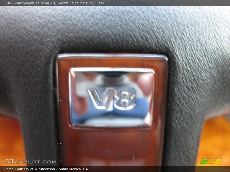 Wheat Beige Metallic / Teak 2004 Volkswagen Touareg V8