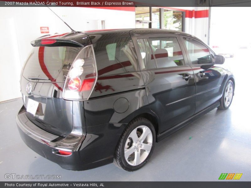 Brilliant Black / Espresso Brown 2007 Mazda MAZDA5 Grand Touring
