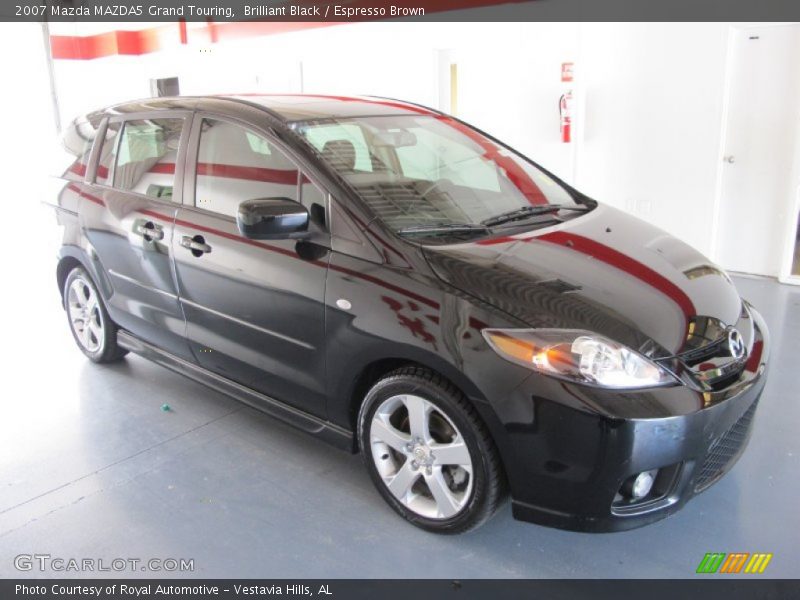 Brilliant Black / Espresso Brown 2007 Mazda MAZDA5 Grand Touring