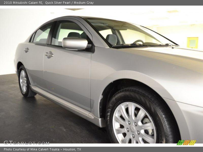 Quick Silver Pearl / Medium Gray 2010 Mitsubishi Galant FE