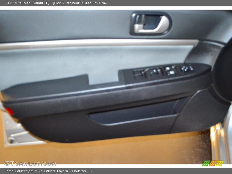 Quick Silver Pearl / Medium Gray 2010 Mitsubishi Galant FE