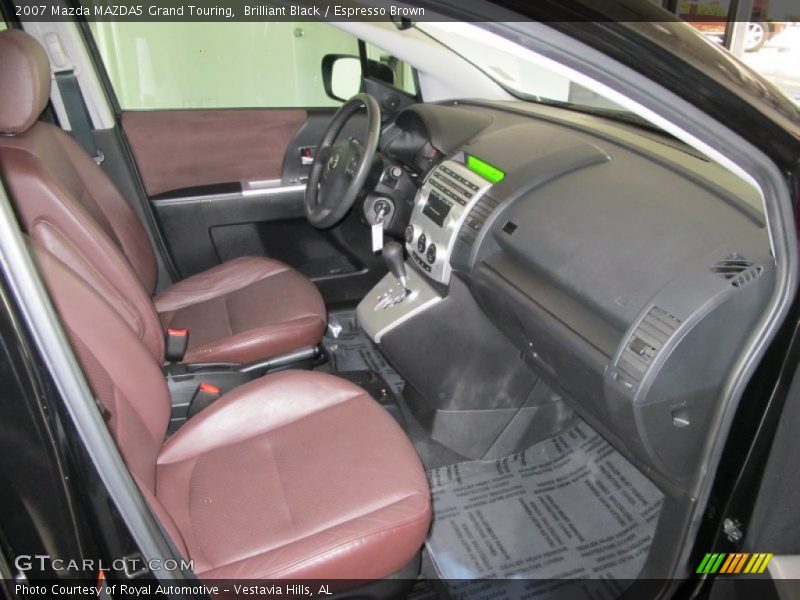 Brilliant Black / Espresso Brown 2007 Mazda MAZDA5 Grand Touring