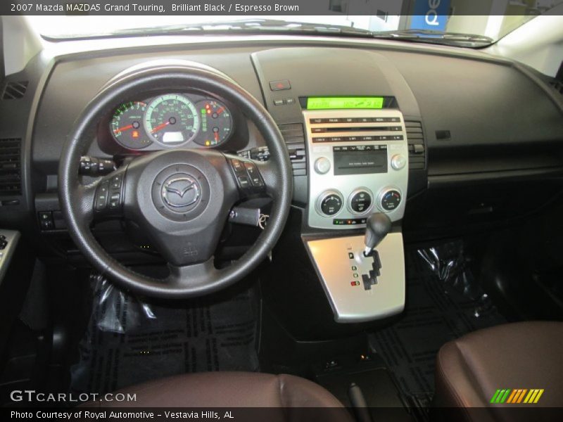 Brilliant Black / Espresso Brown 2007 Mazda MAZDA5 Grand Touring