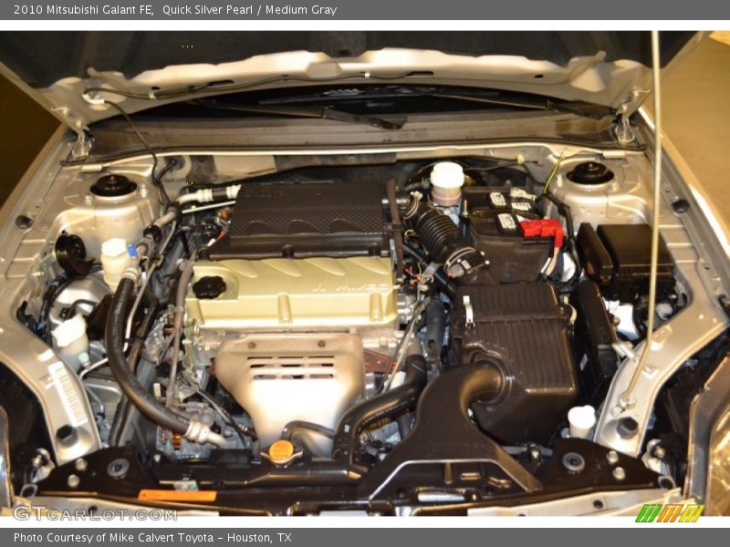 Quick Silver Pearl / Medium Gray 2010 Mitsubishi Galant FE