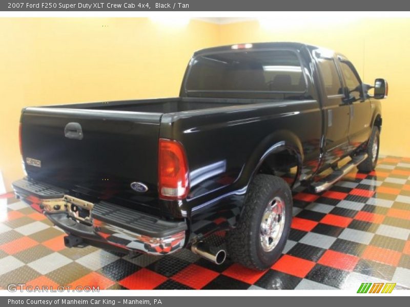 Black / Tan 2007 Ford F250 Super Duty XLT Crew Cab 4x4