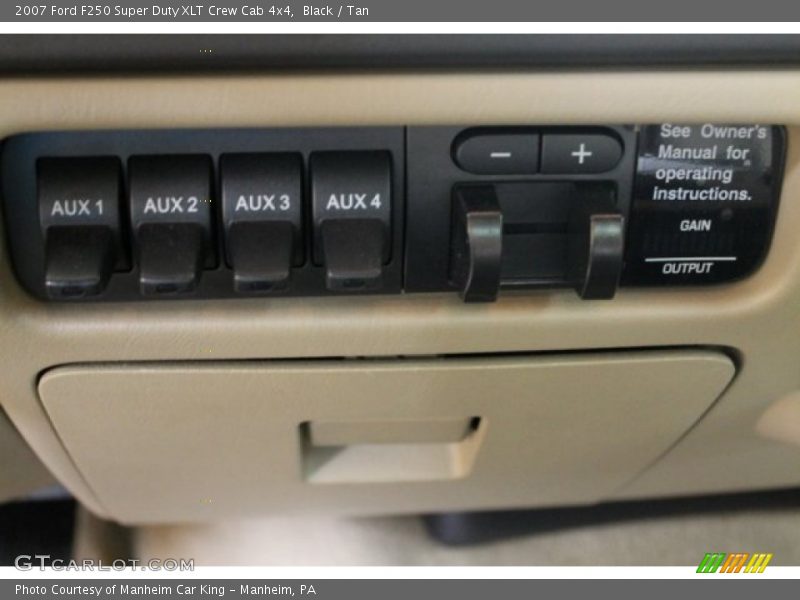 Black / Tan 2007 Ford F250 Super Duty XLT Crew Cab 4x4