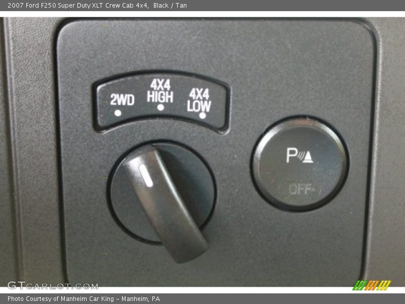 Black / Tan 2007 Ford F250 Super Duty XLT Crew Cab 4x4