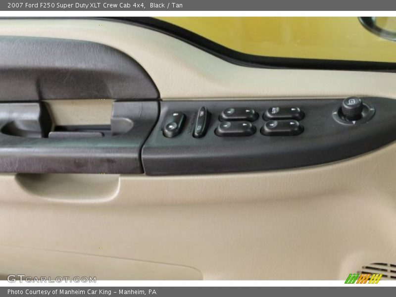 Black / Tan 2007 Ford F250 Super Duty XLT Crew Cab 4x4