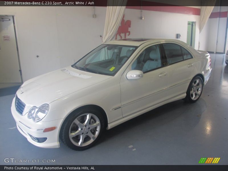 Arctic White / Ash 2007 Mercedes-Benz C 230 Sport