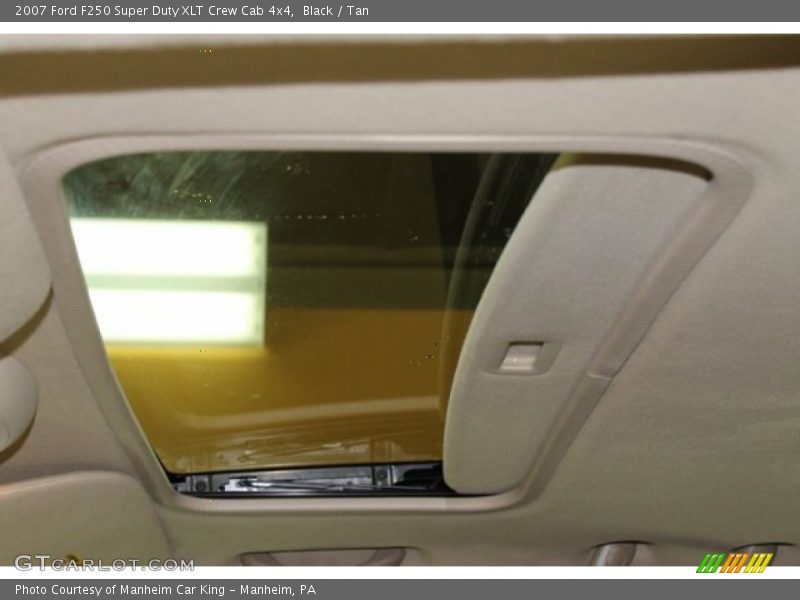 Black / Tan 2007 Ford F250 Super Duty XLT Crew Cab 4x4