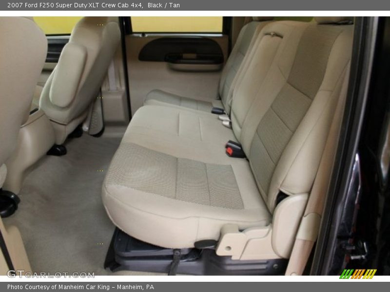 Black / Tan 2007 Ford F250 Super Duty XLT Crew Cab 4x4