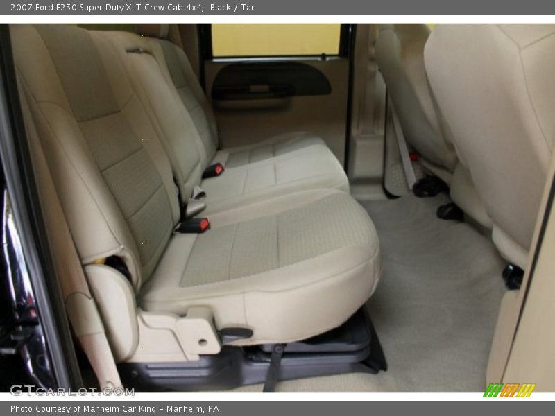 Black / Tan 2007 Ford F250 Super Duty XLT Crew Cab 4x4