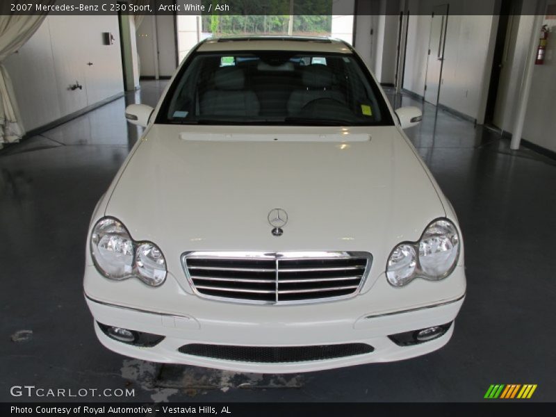 Arctic White / Ash 2007 Mercedes-Benz C 230 Sport