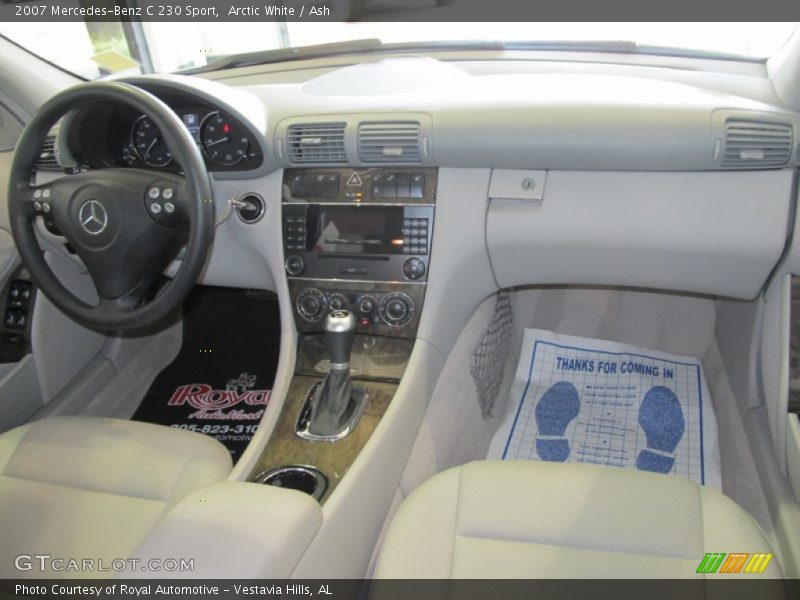 Arctic White / Ash 2007 Mercedes-Benz C 230 Sport