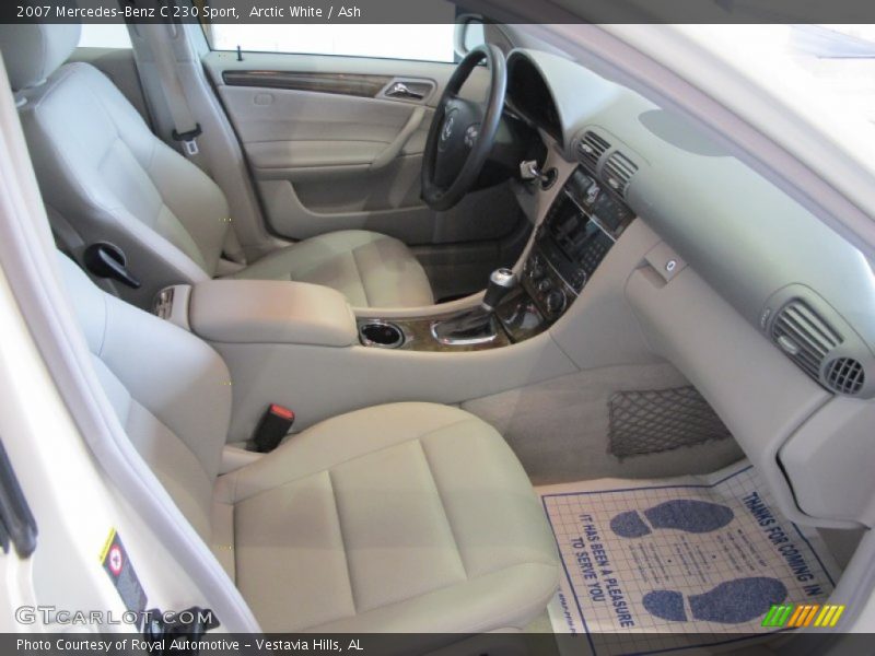 Arctic White / Ash 2007 Mercedes-Benz C 230 Sport