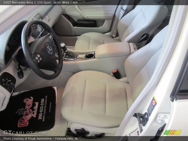 Arctic White / Ash 2007 Mercedes-Benz C 230 Sport