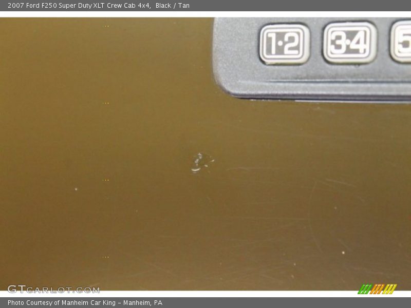 Black / Tan 2007 Ford F250 Super Duty XLT Crew Cab 4x4