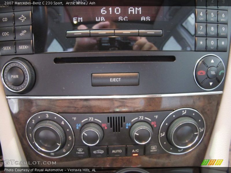 Arctic White / Ash 2007 Mercedes-Benz C 230 Sport