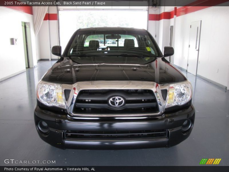Black Sand Pearl / Taupe 2005 Toyota Tacoma Access Cab