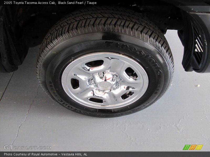 Black Sand Pearl / Taupe 2005 Toyota Tacoma Access Cab