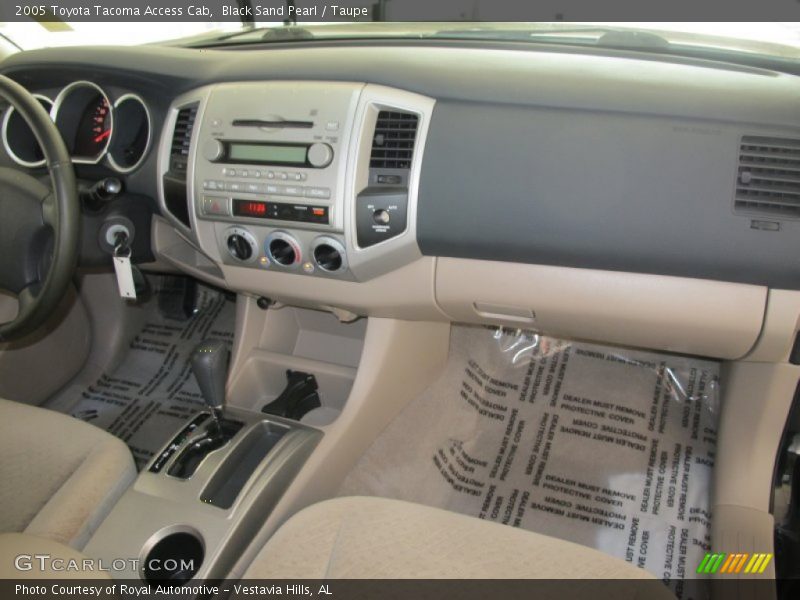 Black Sand Pearl / Taupe 2005 Toyota Tacoma Access Cab
