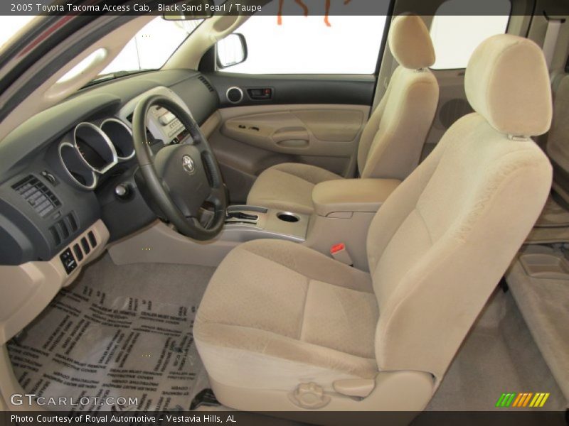 Black Sand Pearl / Taupe 2005 Toyota Tacoma Access Cab