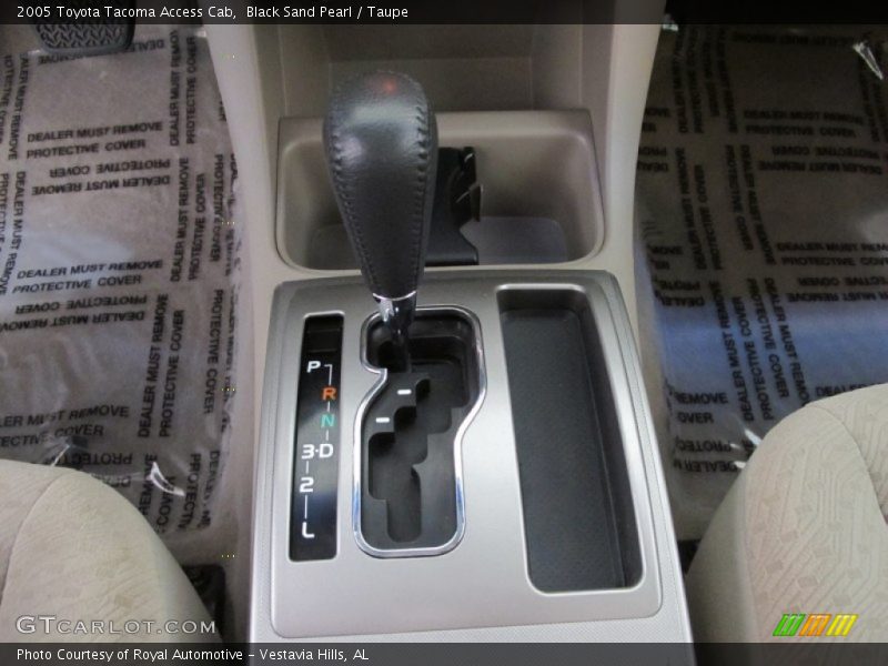 Black Sand Pearl / Taupe 2005 Toyota Tacoma Access Cab