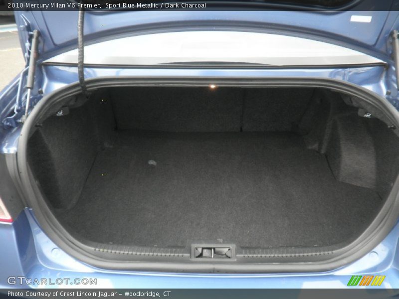 Sport Blue Metallic / Dark Charcoal 2010 Mercury Milan V6 Premier