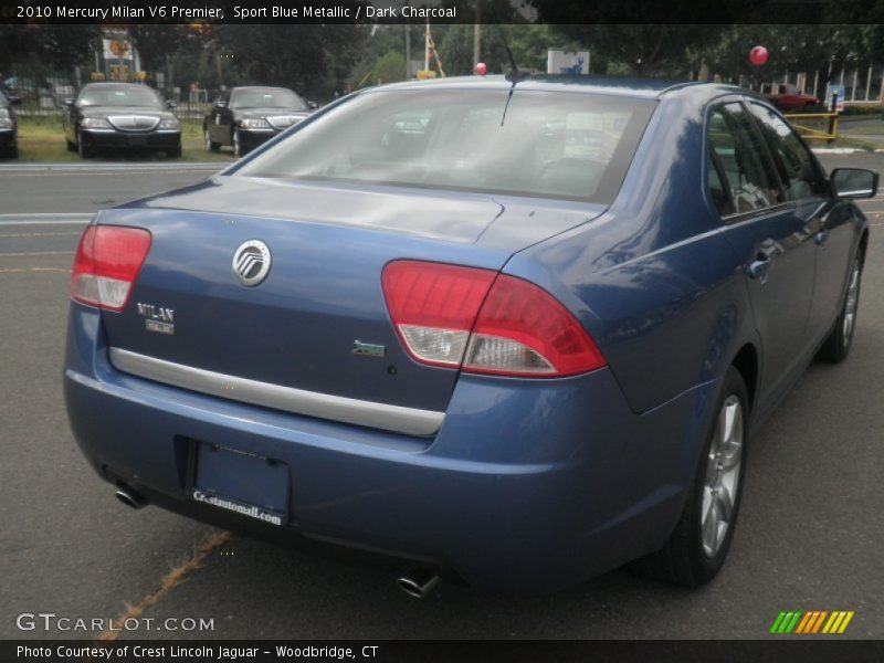Sport Blue Metallic / Dark Charcoal 2010 Mercury Milan V6 Premier