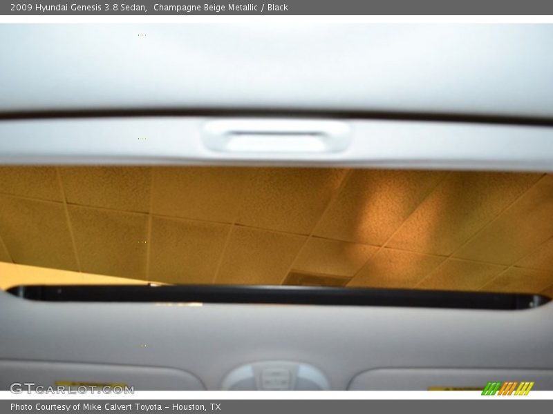 Champagne Beige Metallic / Black 2009 Hyundai Genesis 3.8 Sedan