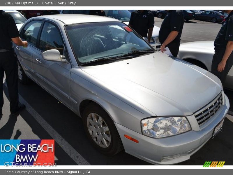 Crystal Silver / Gray 2002 Kia Optima LX