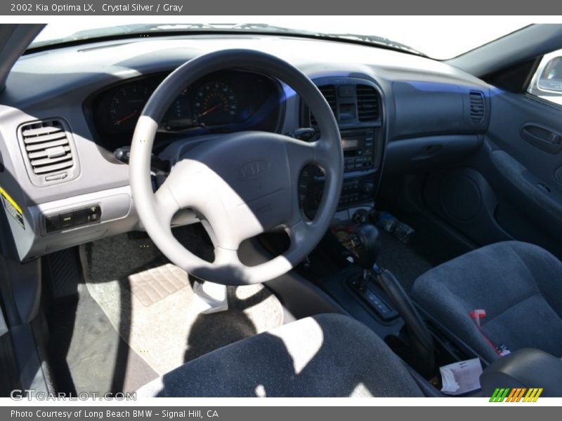 Crystal Silver / Gray 2002 Kia Optima LX