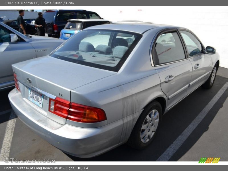 Crystal Silver / Gray 2002 Kia Optima LX