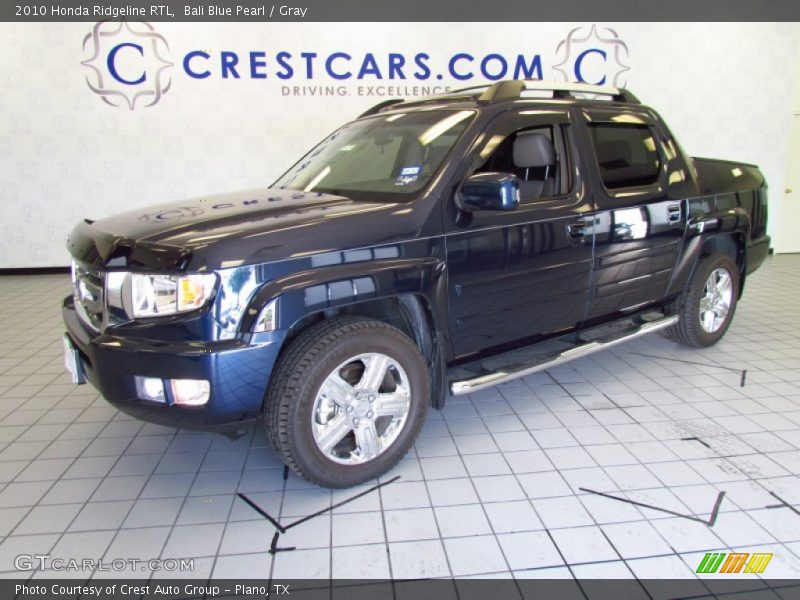 Bali Blue Pearl / Gray 2010 Honda Ridgeline RTL