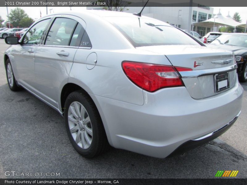 Bright Silver Metallic / Black 2011 Chrysler 200 Touring