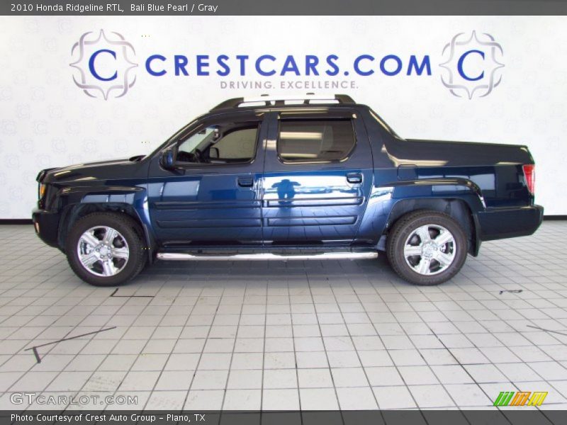 Bali Blue Pearl / Gray 2010 Honda Ridgeline RTL