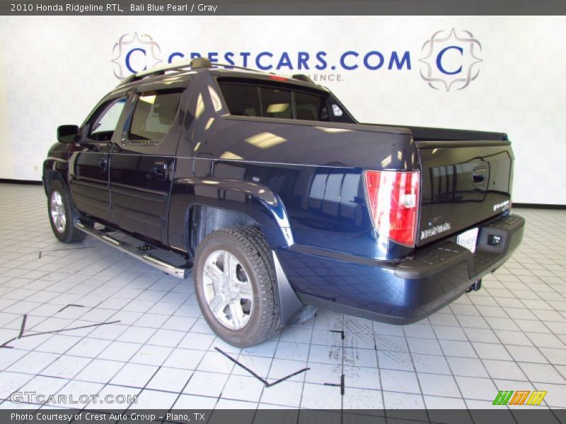 Bali Blue Pearl / Gray 2010 Honda Ridgeline RTL