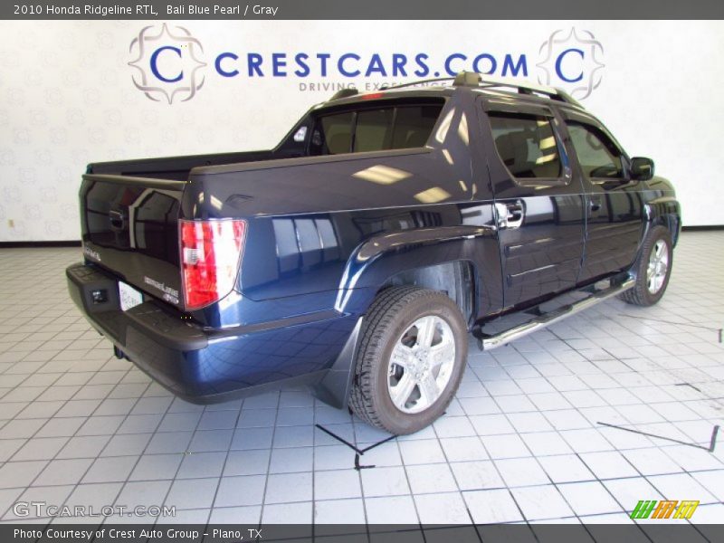 Bali Blue Pearl / Gray 2010 Honda Ridgeline RTL