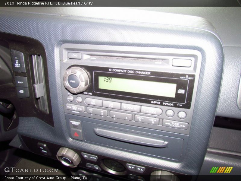 Bali Blue Pearl / Gray 2010 Honda Ridgeline RTL