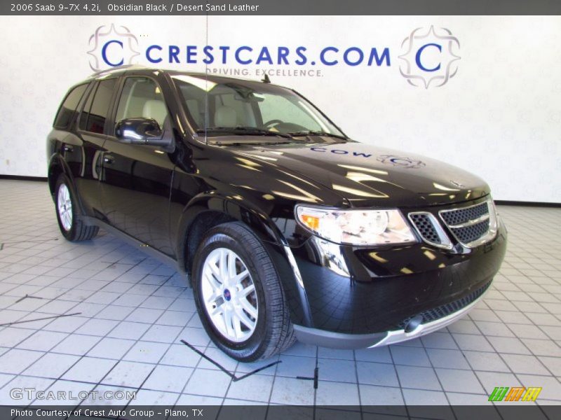 Obsidian Black / Desert Sand Leather 2006 Saab 9-7X 4.2i