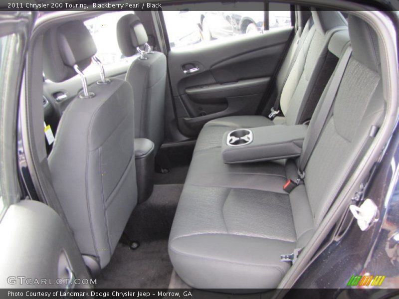 Blackberry Pearl / Black 2011 Chrysler 200 Touring