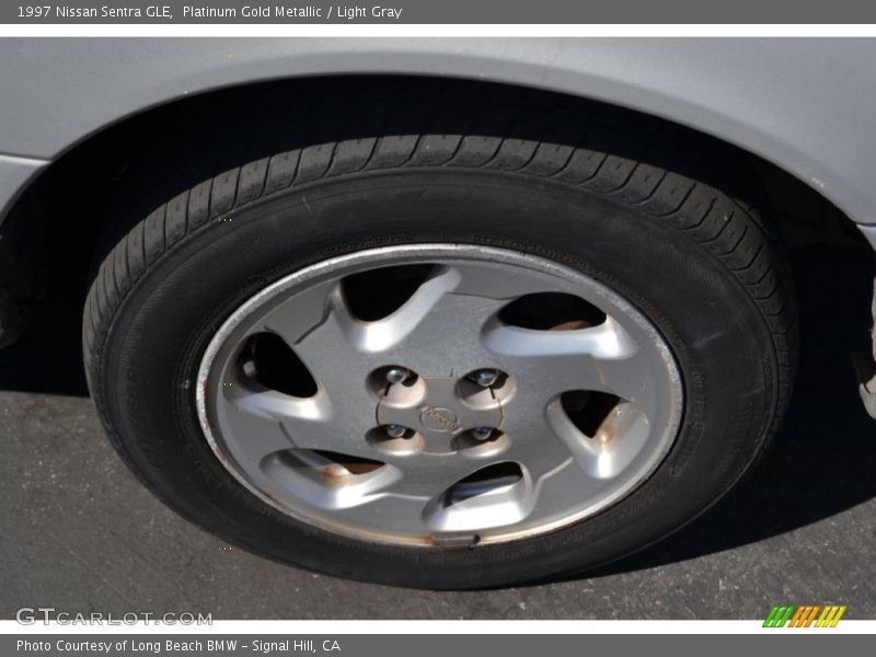 Platinum Gold Metallic / Light Gray 1997 Nissan Sentra GLE